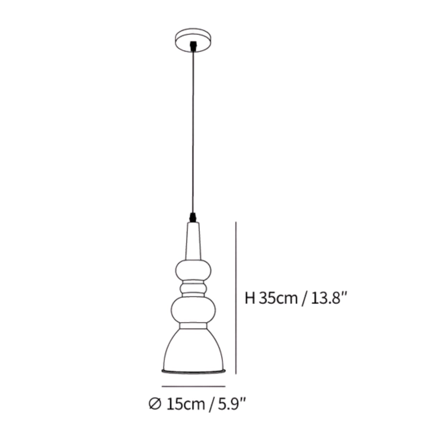 Svona Pendant Light