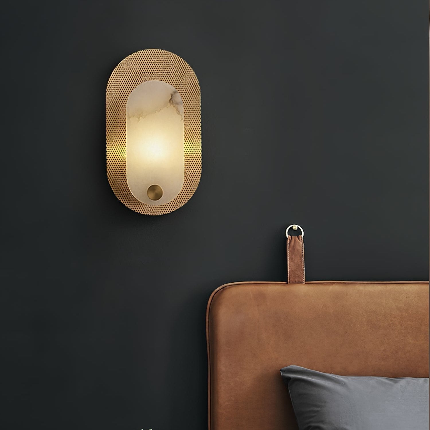 Holena Alabaster Wall Light