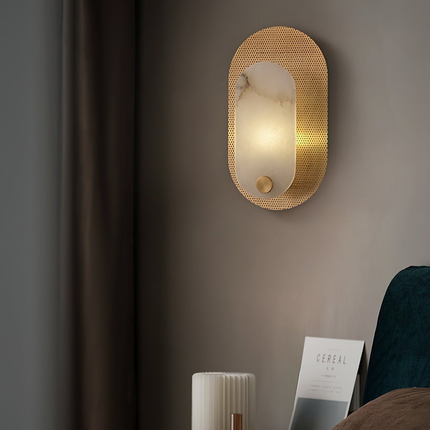 Holena Alabaster Wall Light
