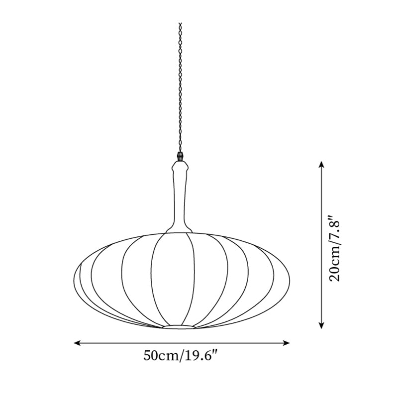 Hasyra Fabric Pendant Light