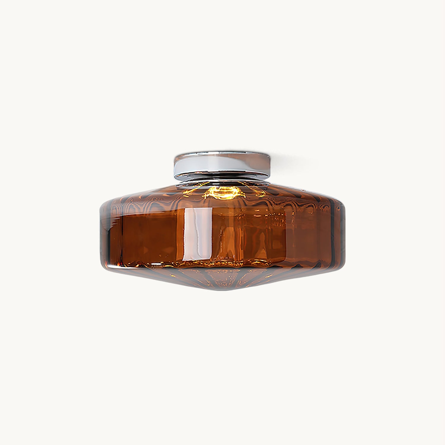 Wenzor Ribbed Ceiling Light