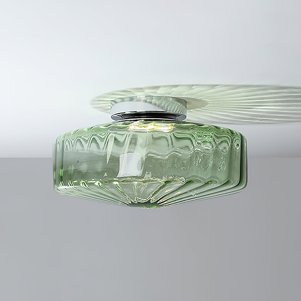 Wenzor Ribbed Ceiling Light