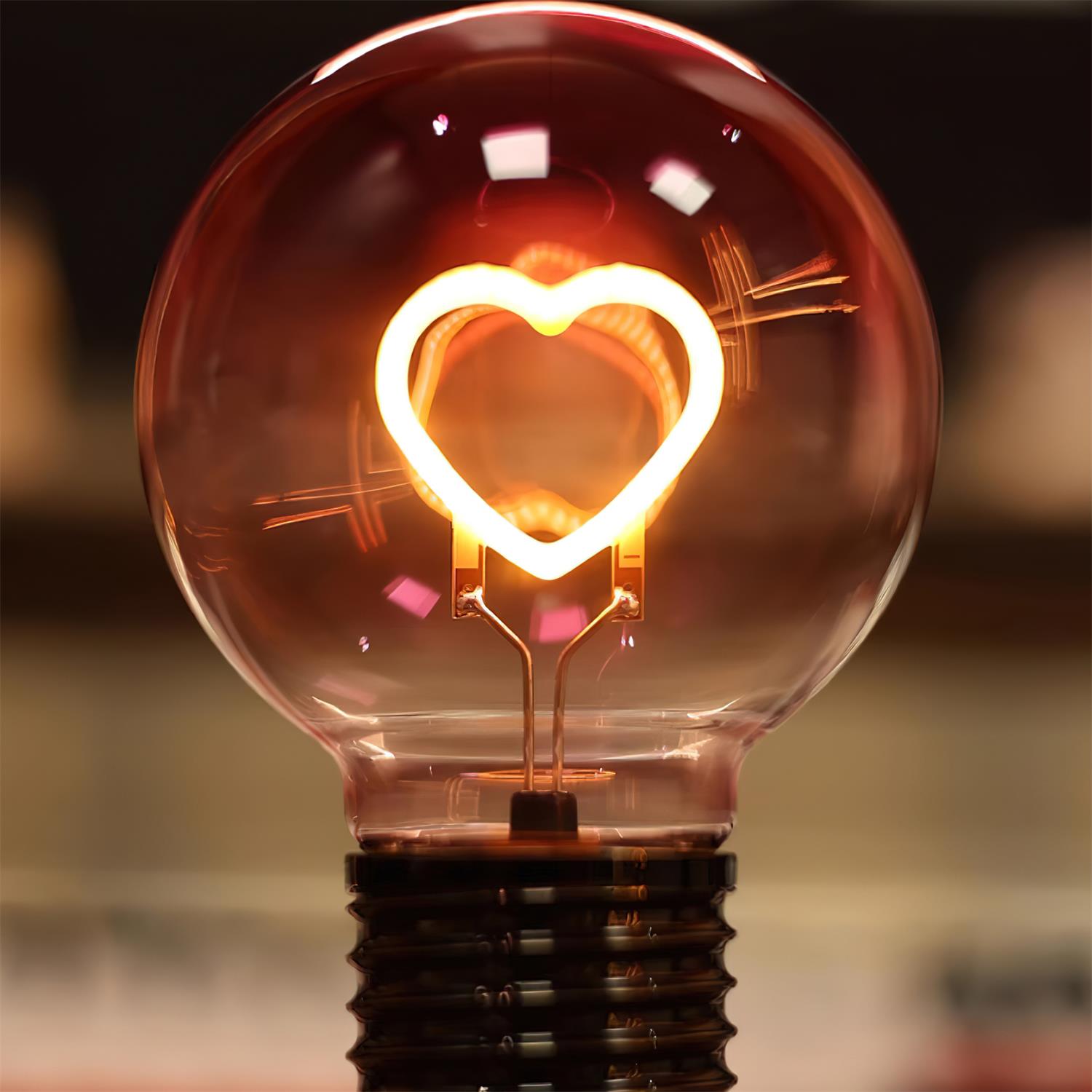 Luv Floating Heart Table Lamp