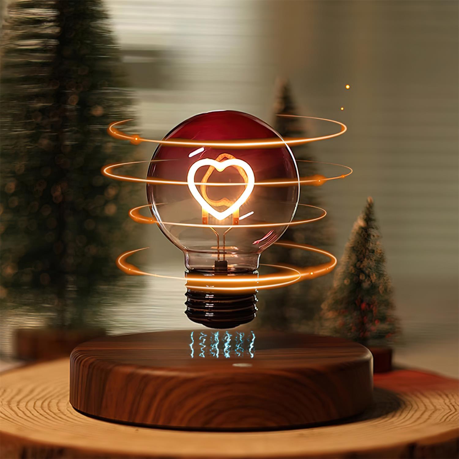 Luv Floating Heart Table Lamp