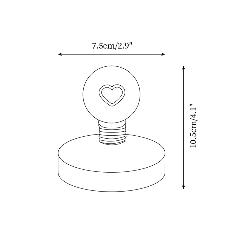 Luv Floating Heart Table Lamp