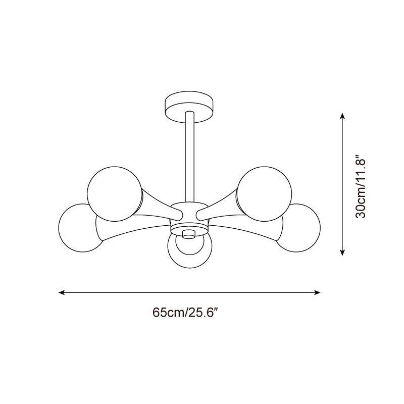 Heldeza Natural Stone Ceiling Light