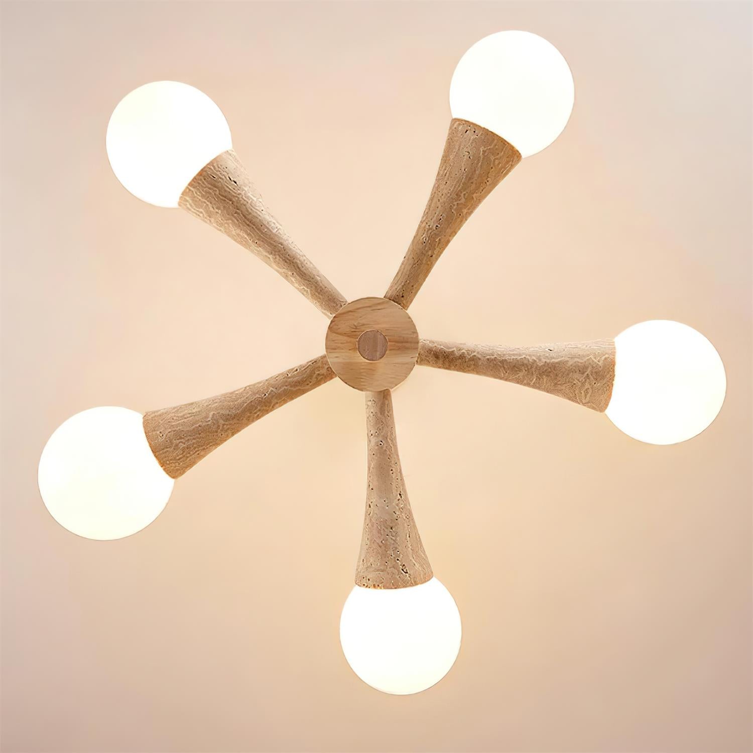 Heldeza Natural Stone Ceiling Light