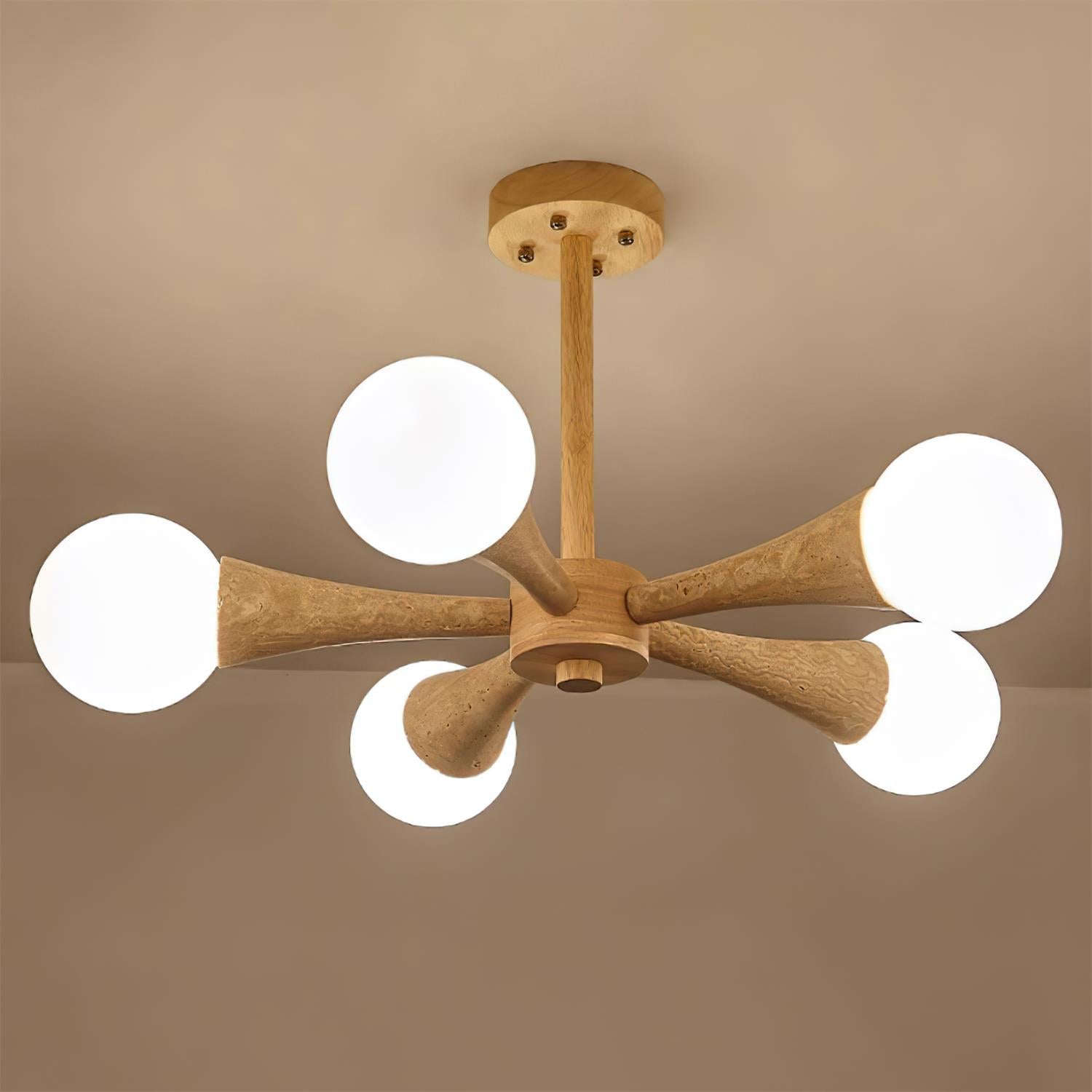 Heldeza Natural Stone Ceiling Light