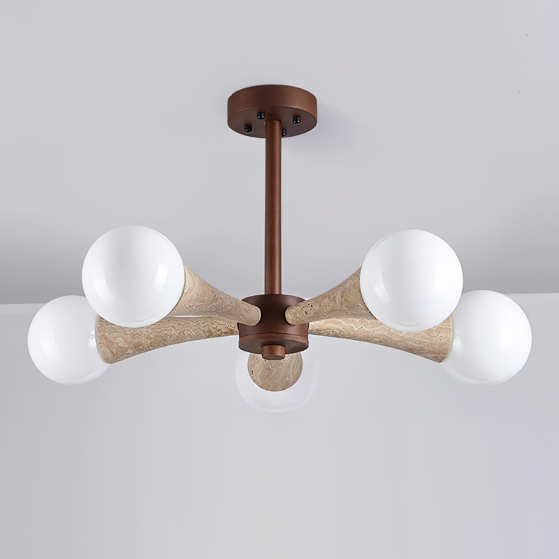 Heldeza Natural Stone Ceiling Light