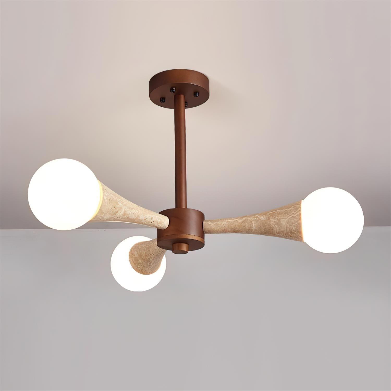 Heldeza Natural Stone Ceiling Light