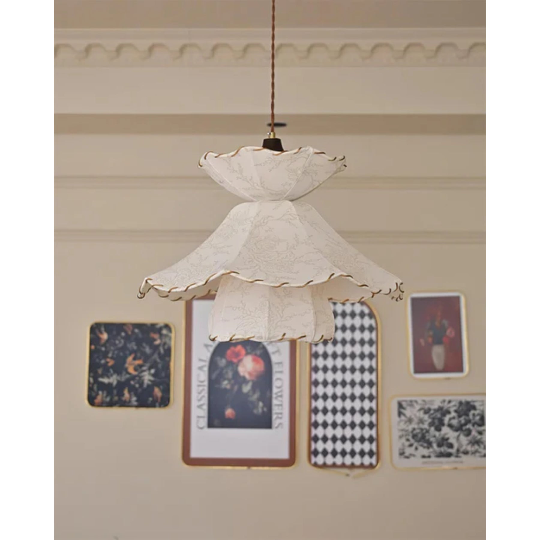 Helzya Fabric Pendant Light
