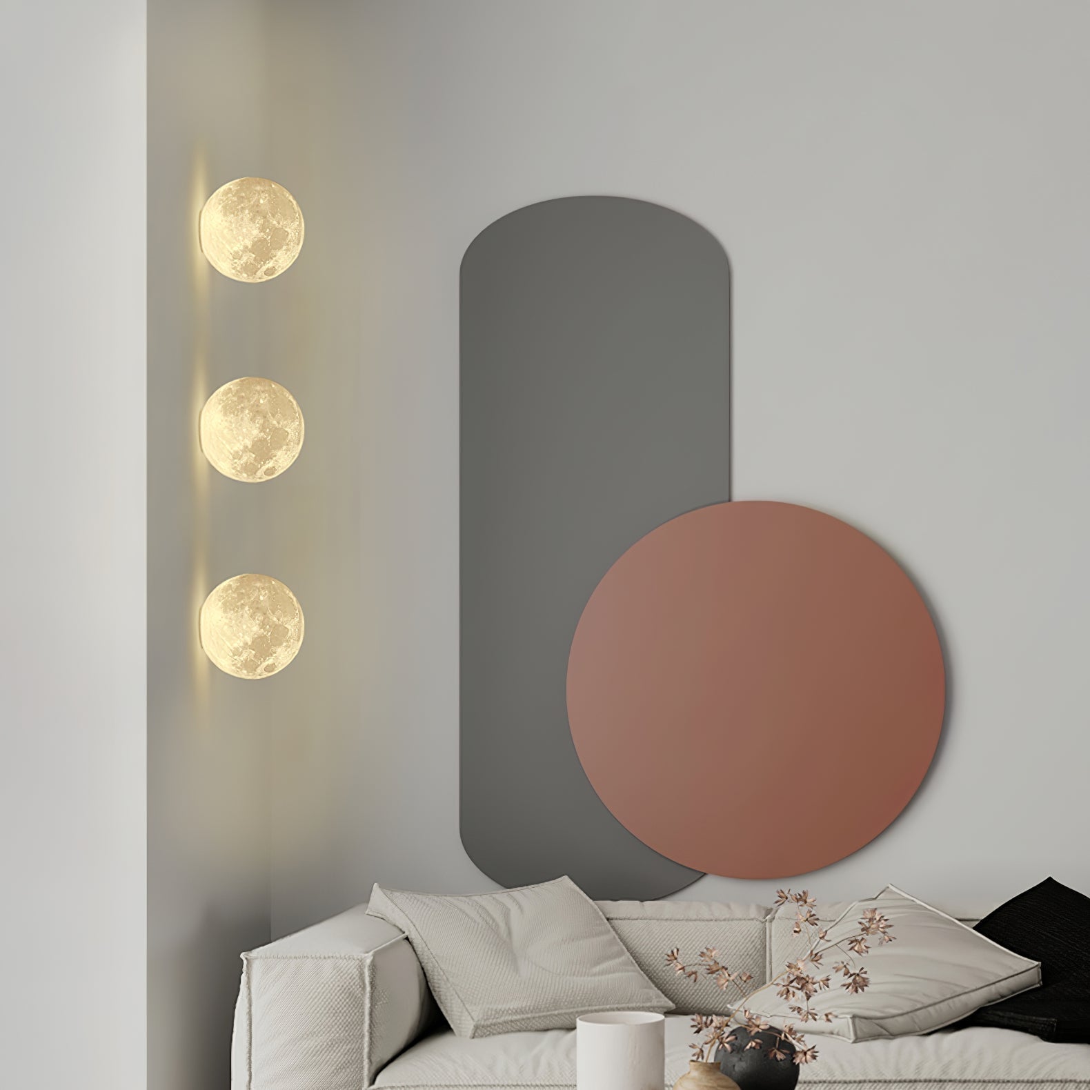 Tralvik Moon Design Wall Light