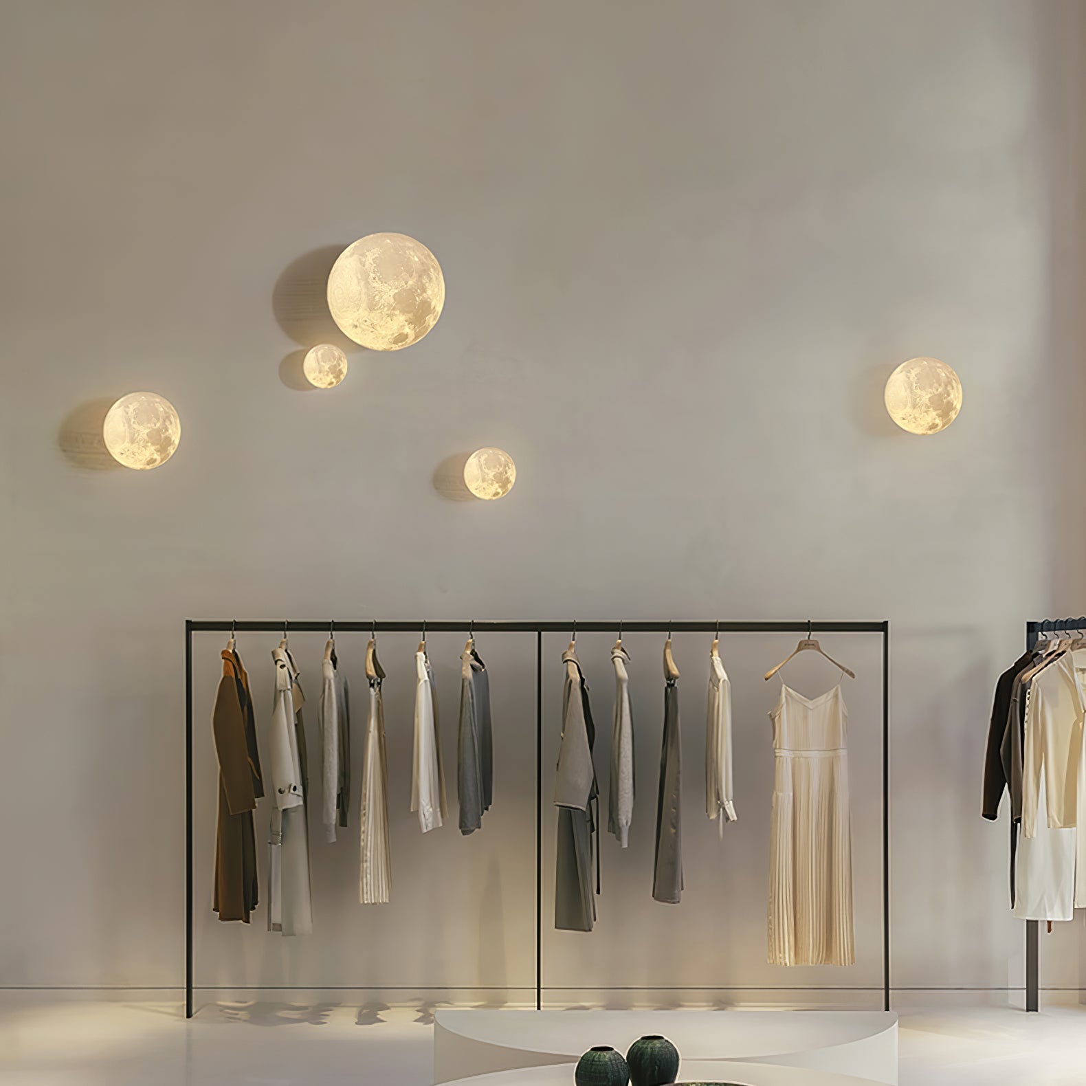 Tralvik Moon Design Wall Light