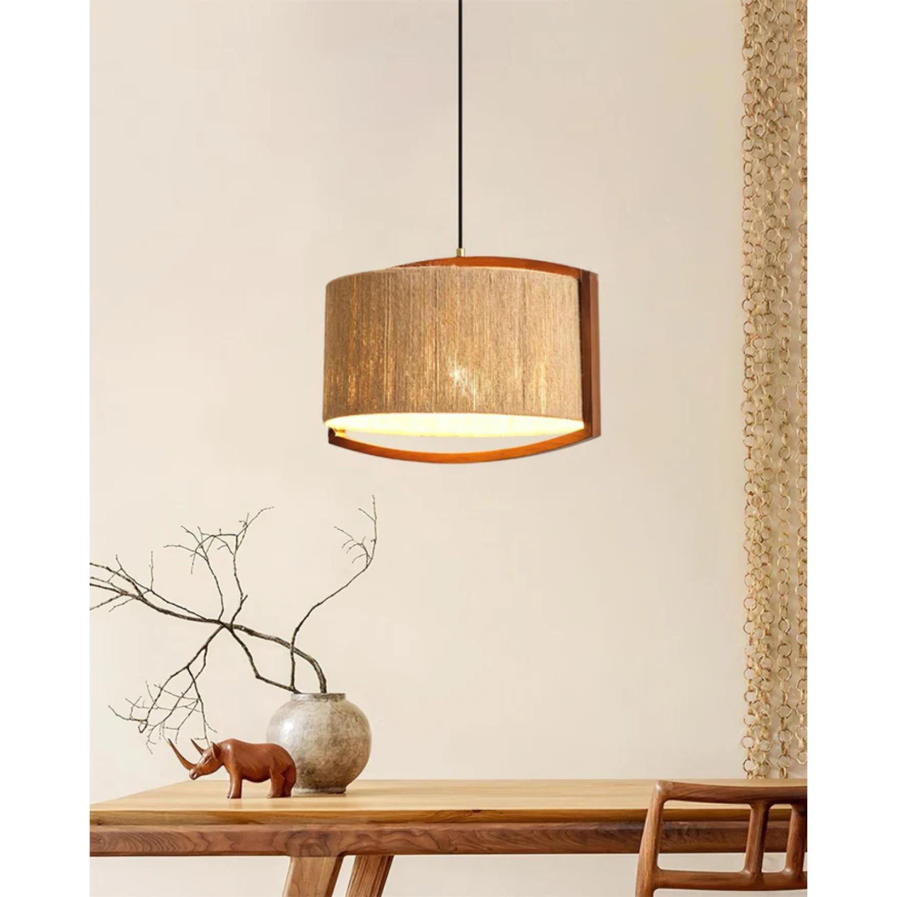Hallon Japandi Style Pendant Light