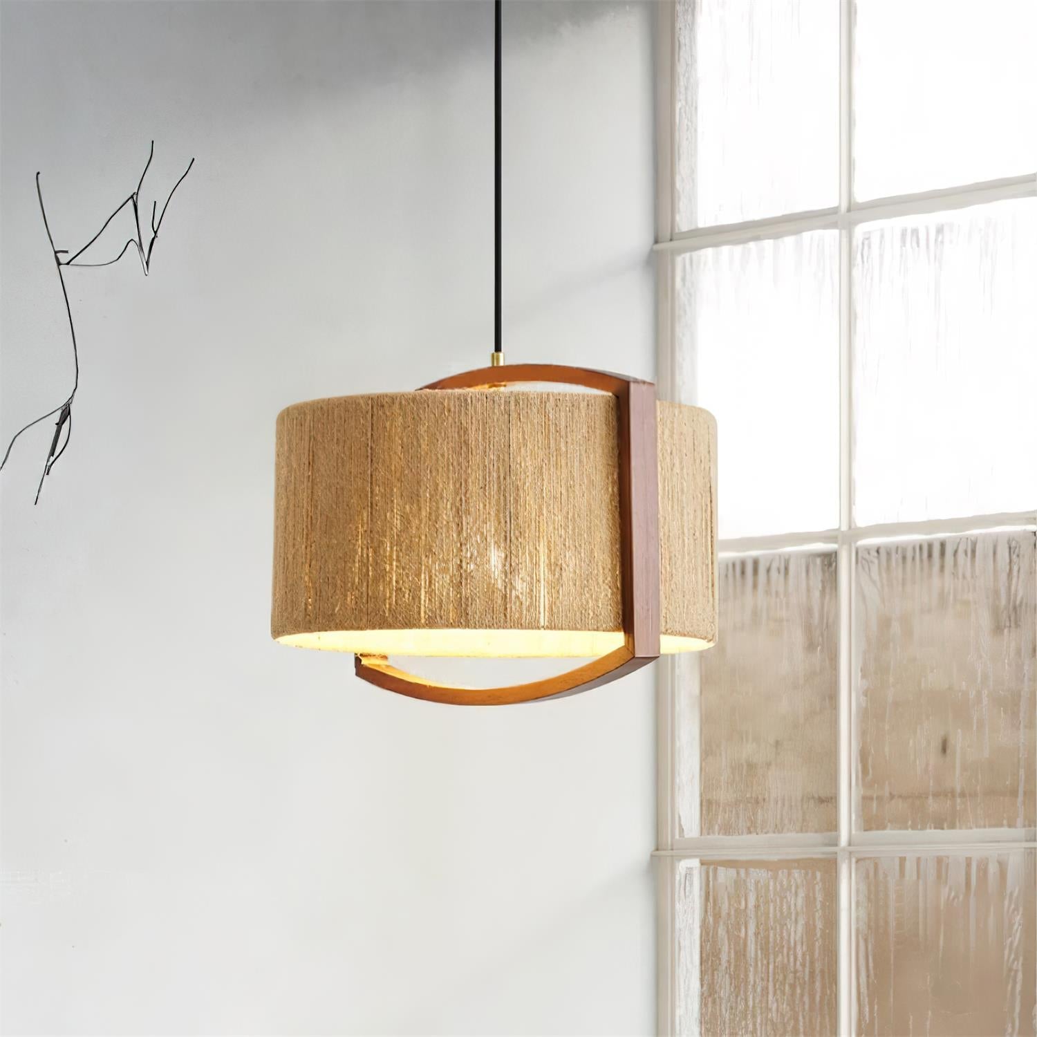 Hallon Japandi Style Pendant Light