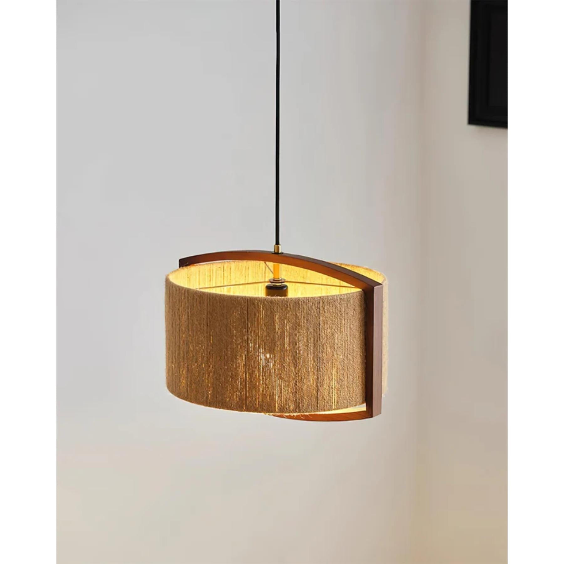 Hallon Japandi Style Pendant Light