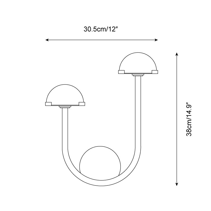 Hinszo Alabaster Wall Light
