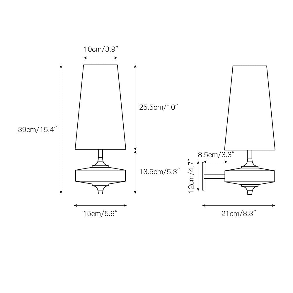 Yaronwick Cone Wall Light
