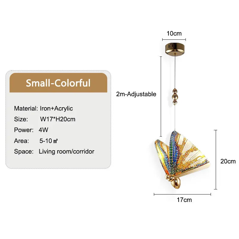 Loeza Butterfly-Shaped Pendant Light