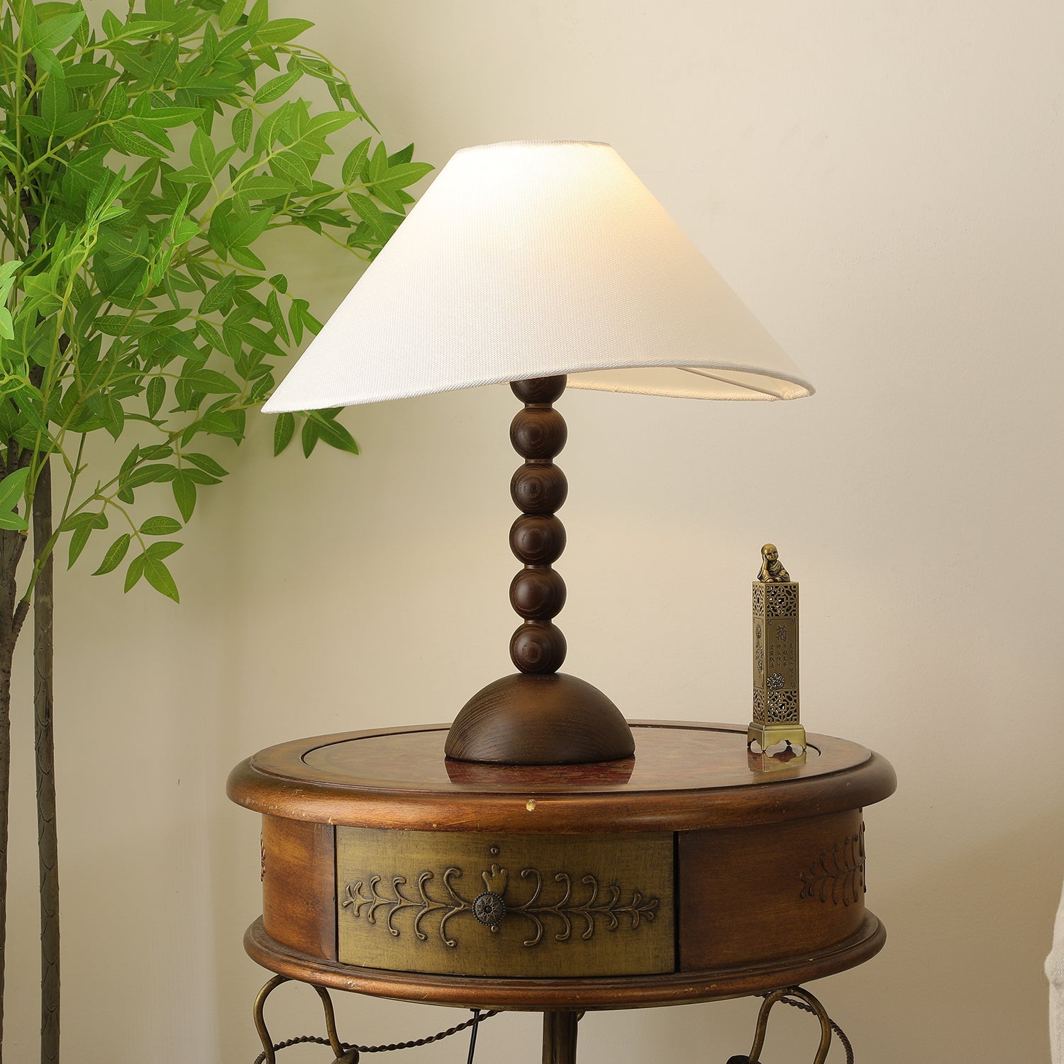 Logena Wooden Table Lamp