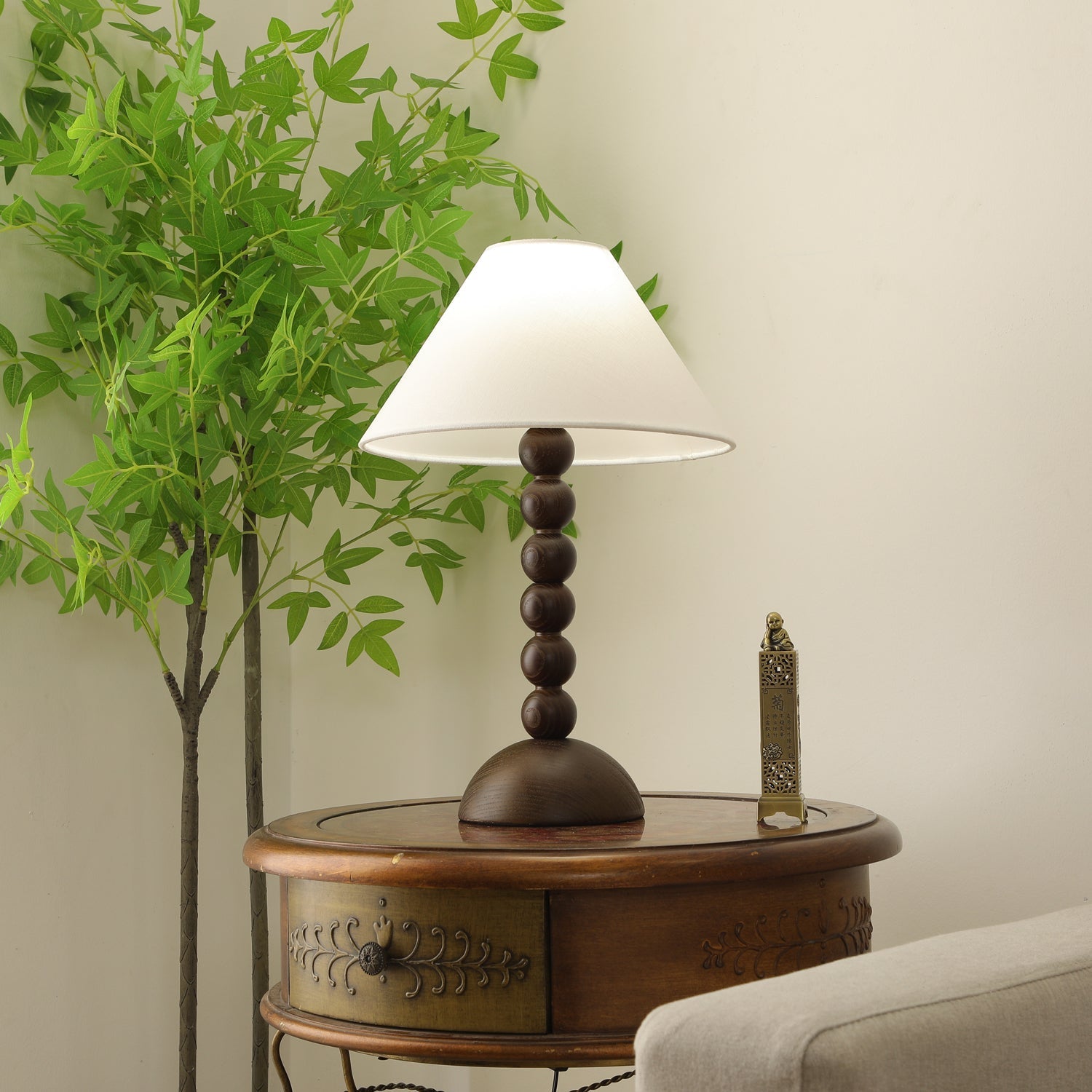Logena Wooden Table Lamp