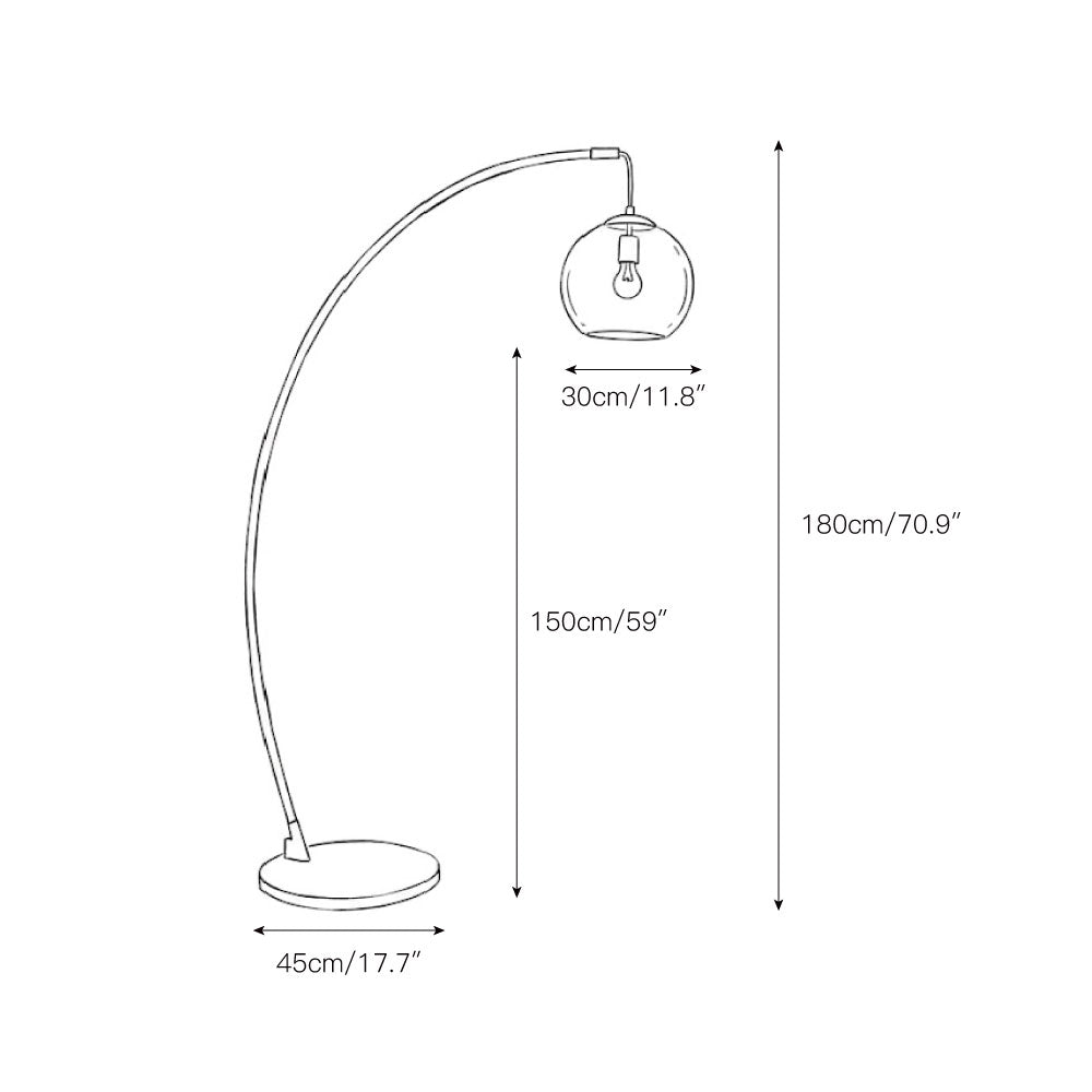 Silmerena Arc Floor Lamp