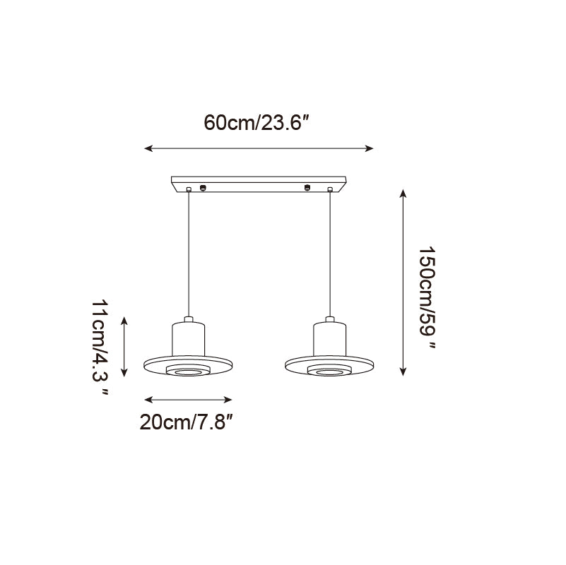 Klentezo Travertine Pendant Light