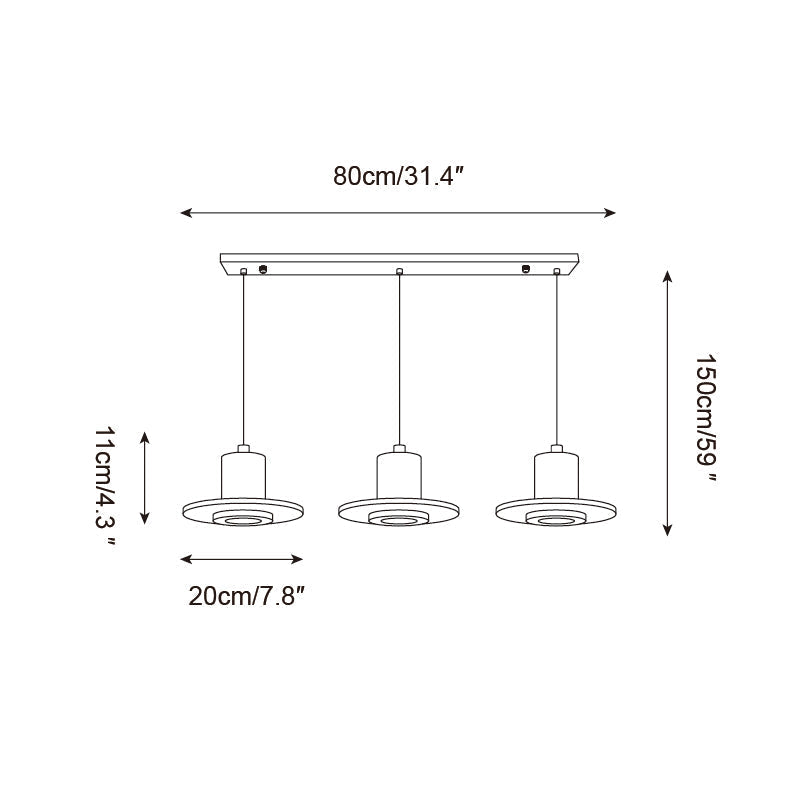 Klentezo Travertine Pendant Light