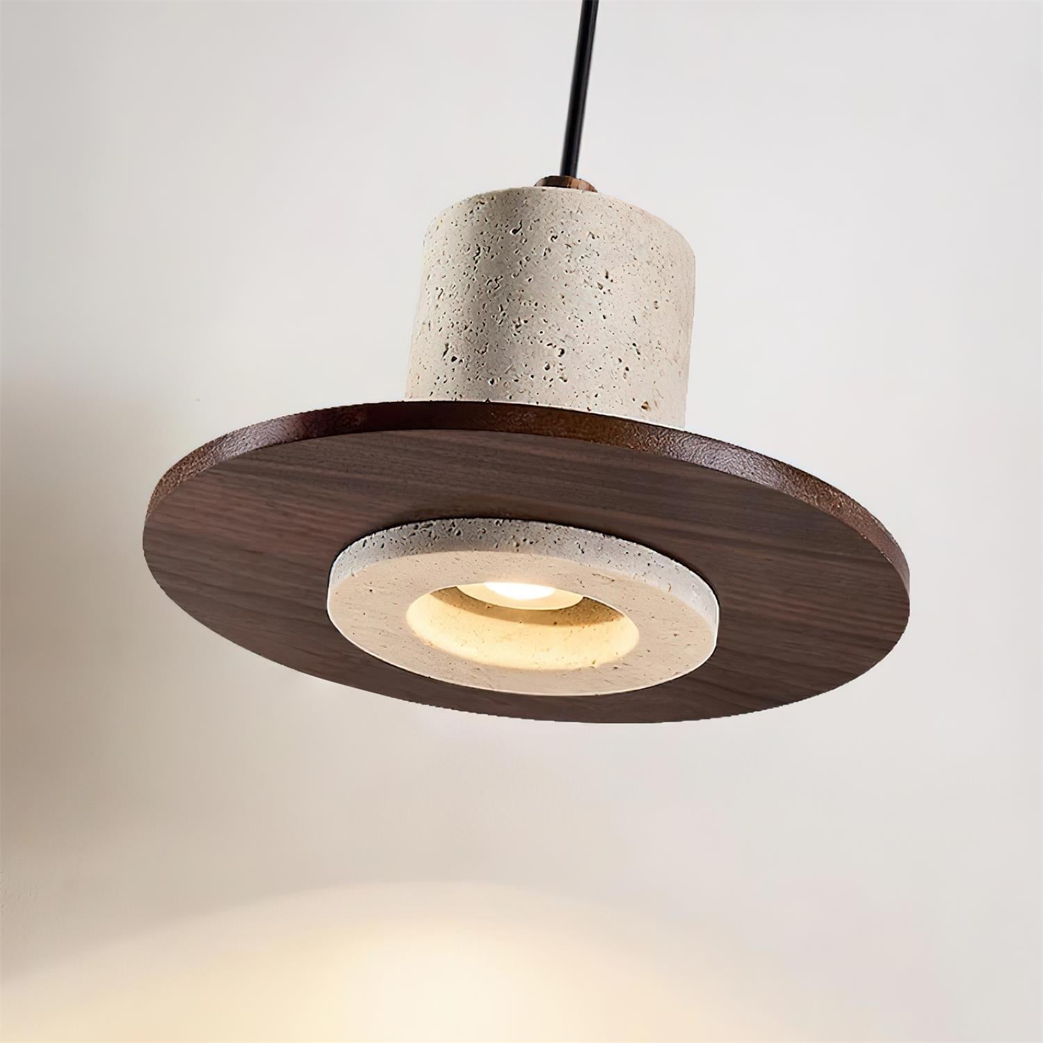 Klentezo Travertine Pendant Light