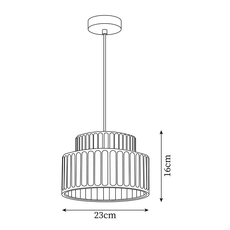 Ribcone Pendant Light