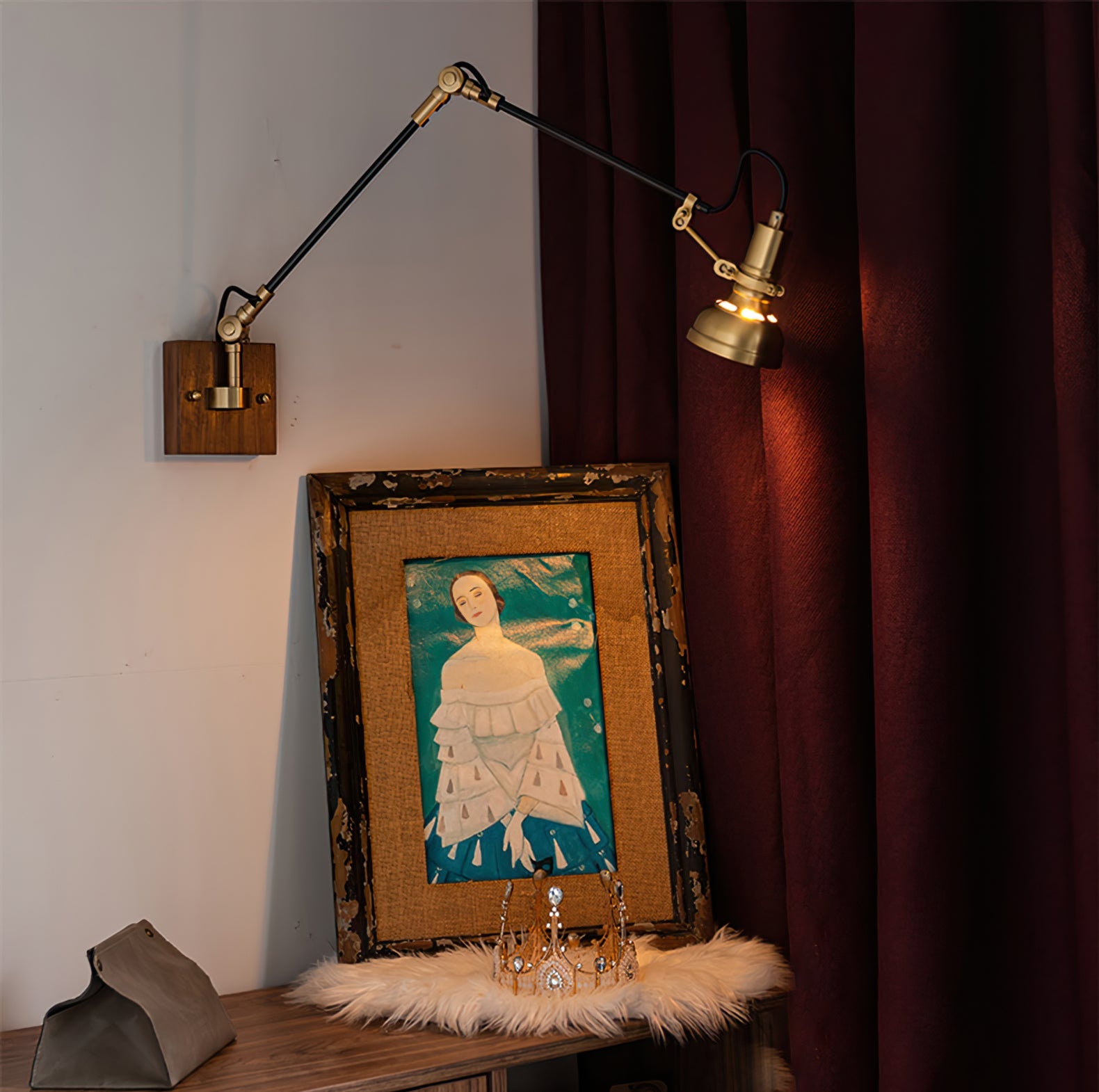 Miley Swing Arm Wall Light