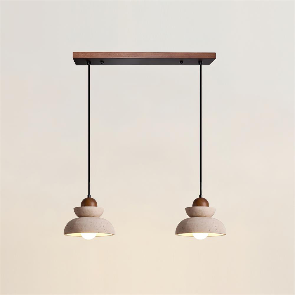Rasvello Travertine Pendant Light