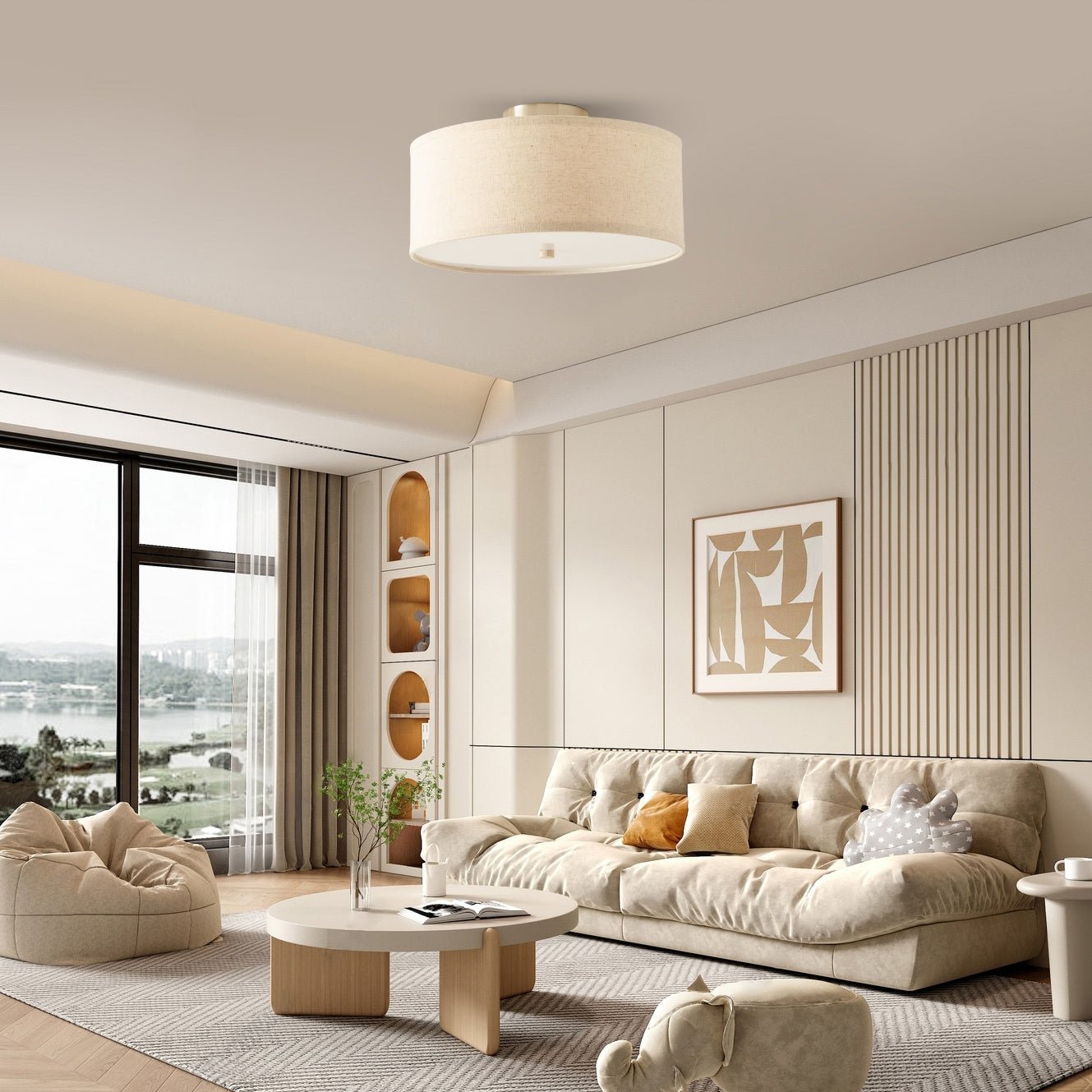 Kaysah Japandi Ceiling Light