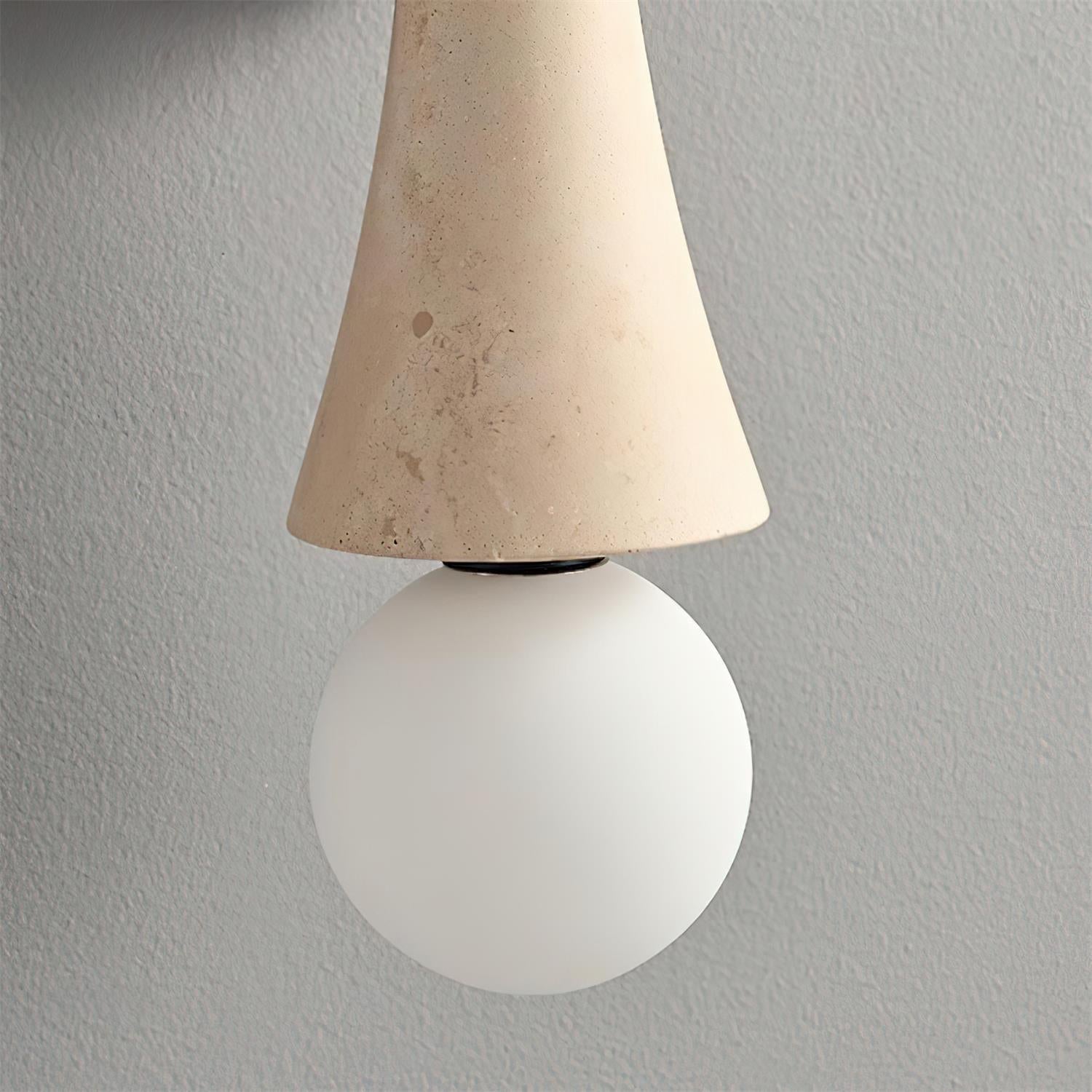 Keyta Natural Stone Wall Light