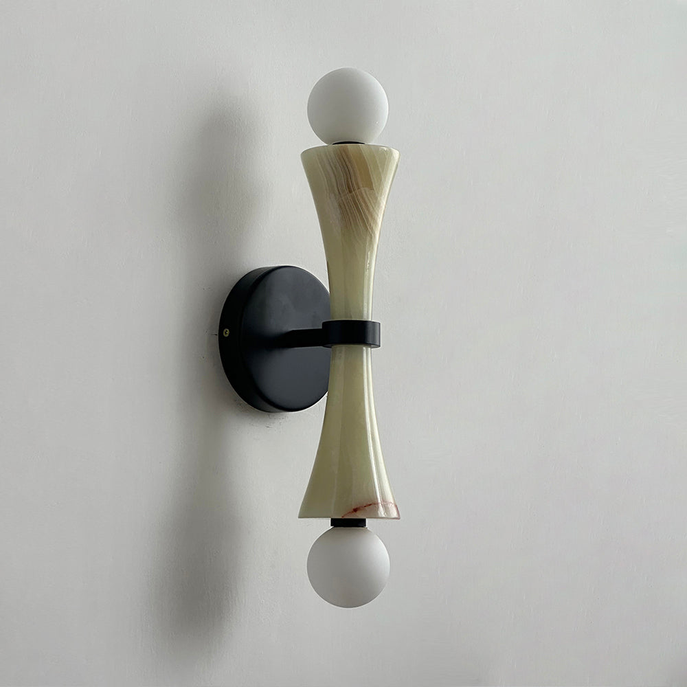 Keyta Natural Stone Wall Light