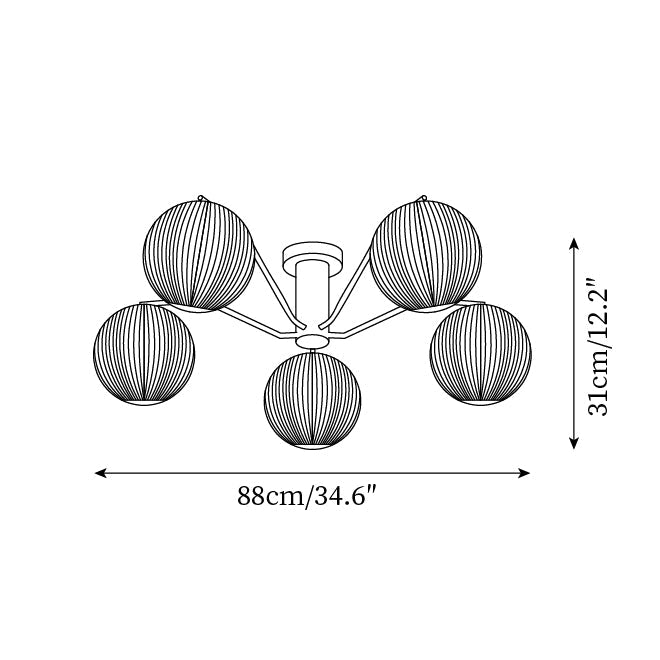 Zanvero Ceiling Light