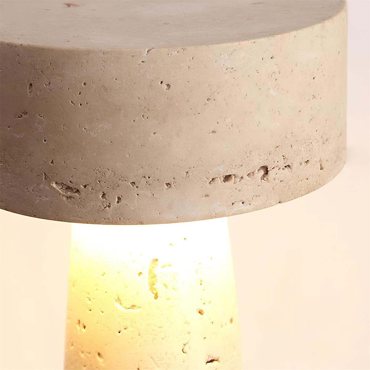 Flyzon Travertine Table Lamp