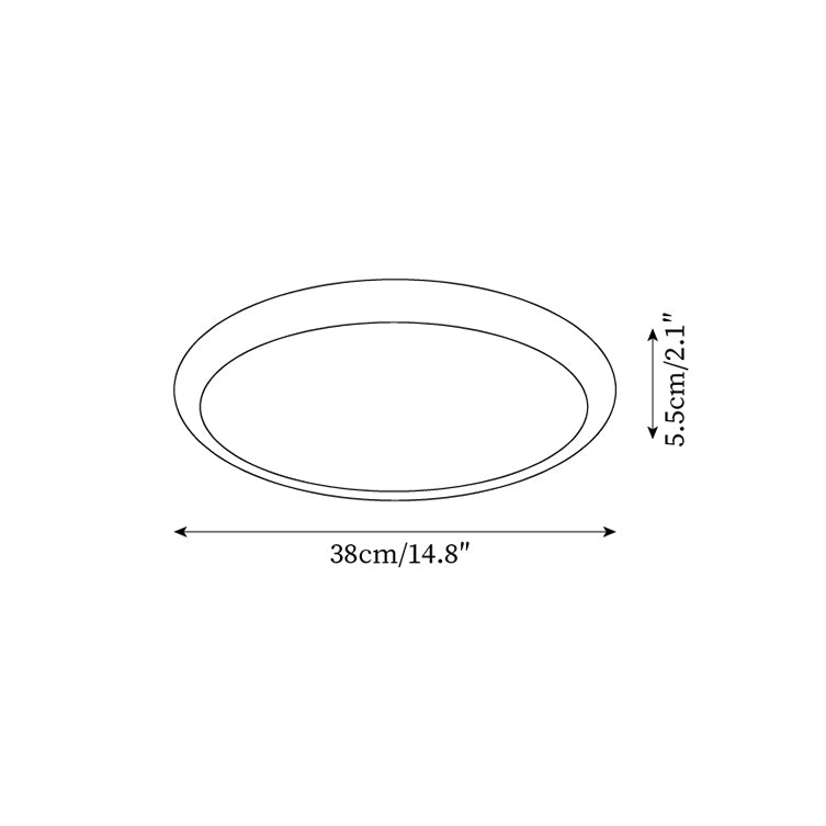 Elbato Travertine Ceiling Light