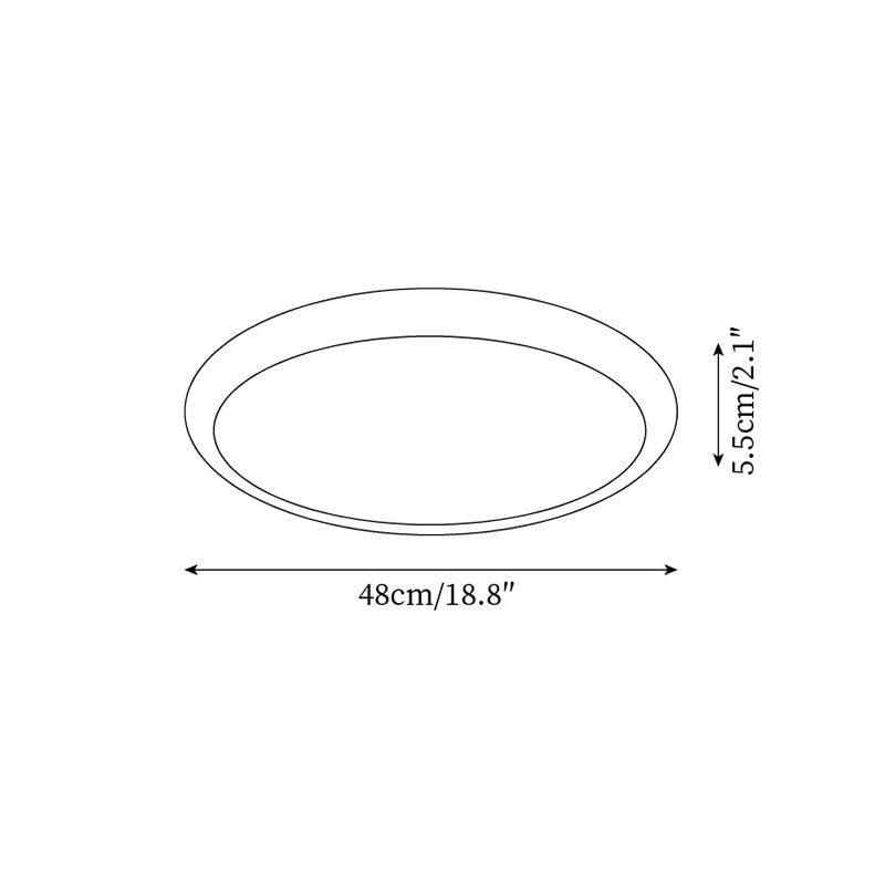 Elbato Travertine Ceiling Light