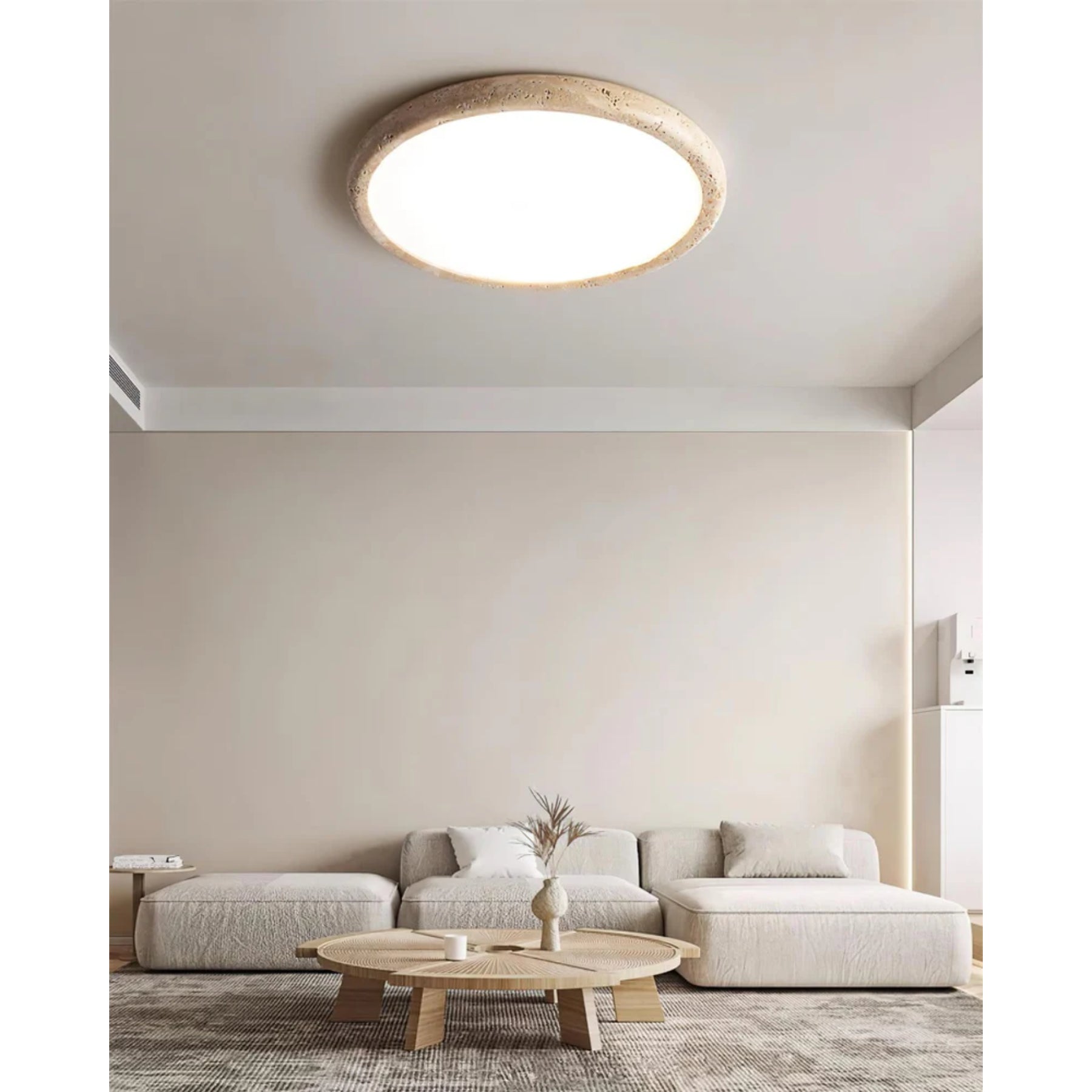 Elbato Travertine Ceiling Light