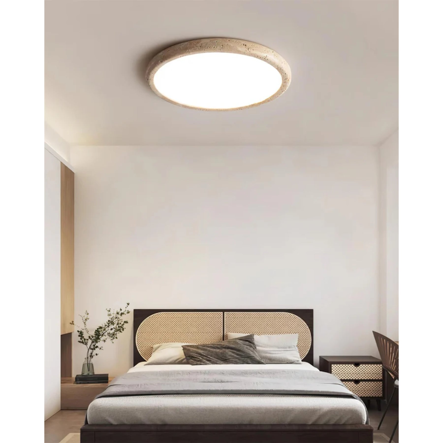 Elbato Travertine Ceiling Light