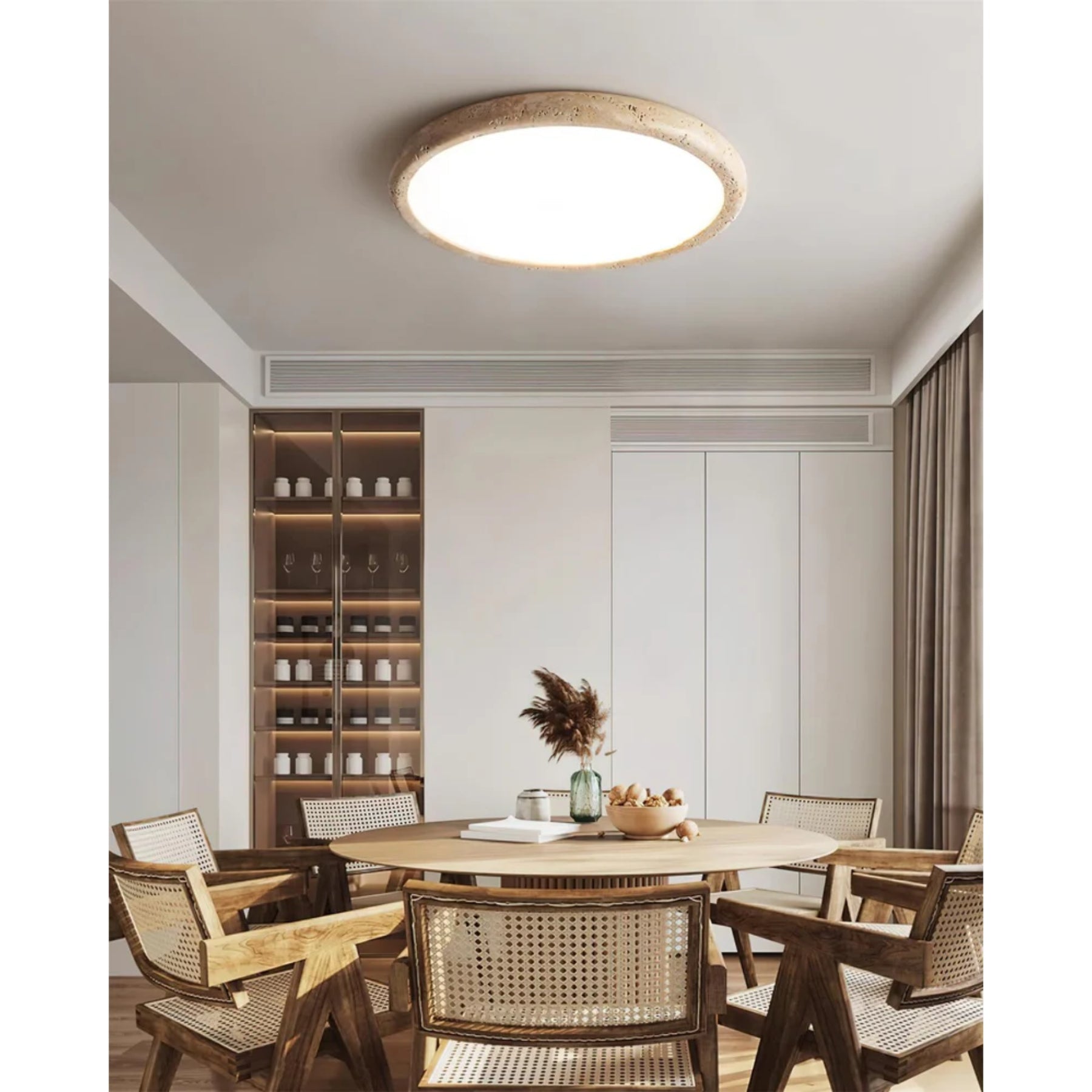 Elbato Travertine Ceiling Light
