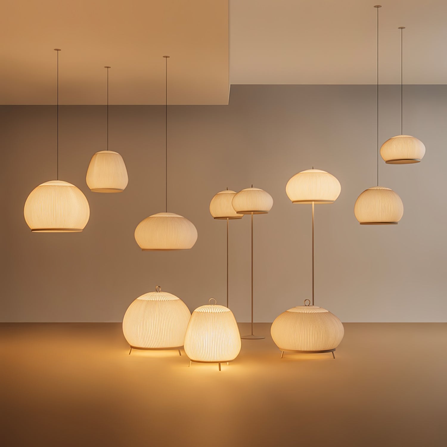 Mirelo Japandi Floor Lamp