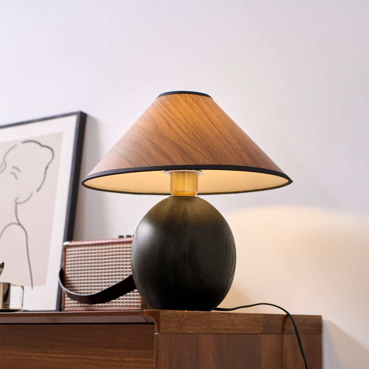 Dunmiia Japandi Table Lamp