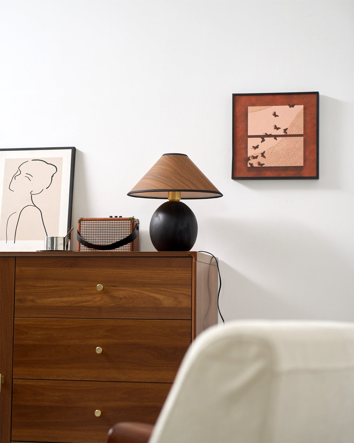Dunmiia Japandi Table Lamp