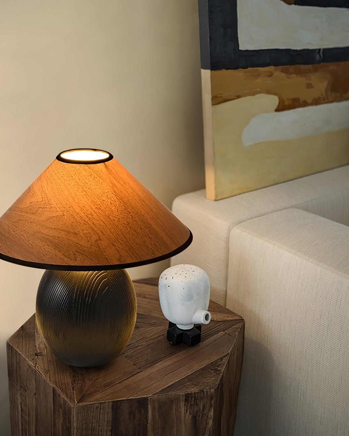 Dunmiia Japandi Table Lamp