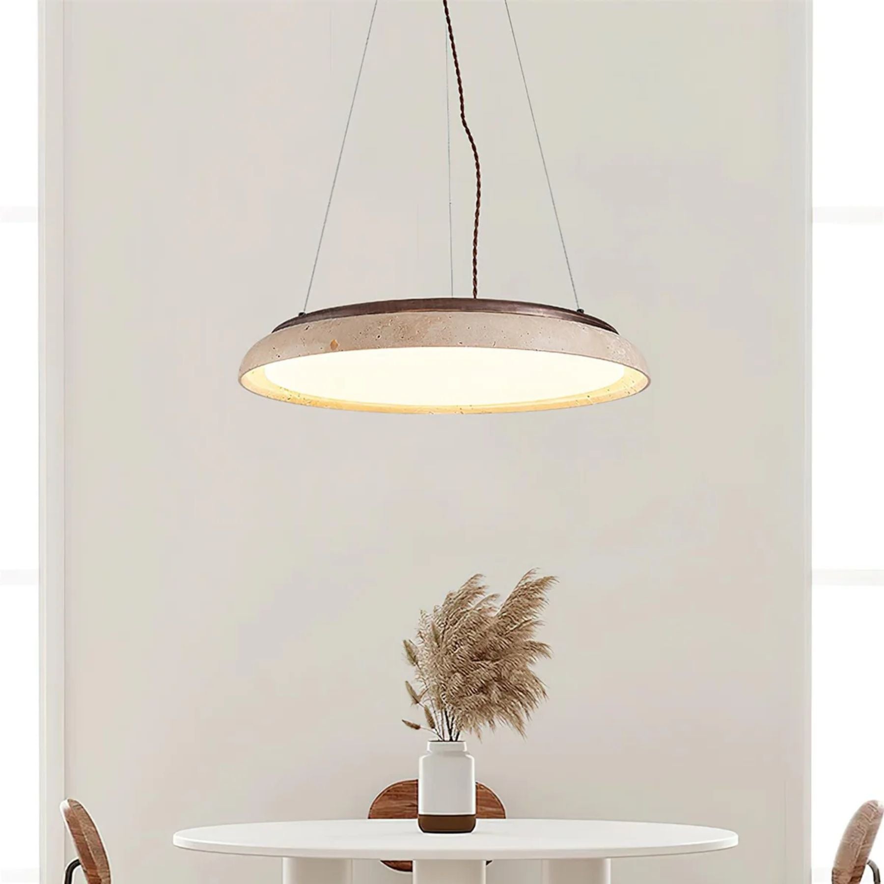 Depiara Natural Stone Pendant Light