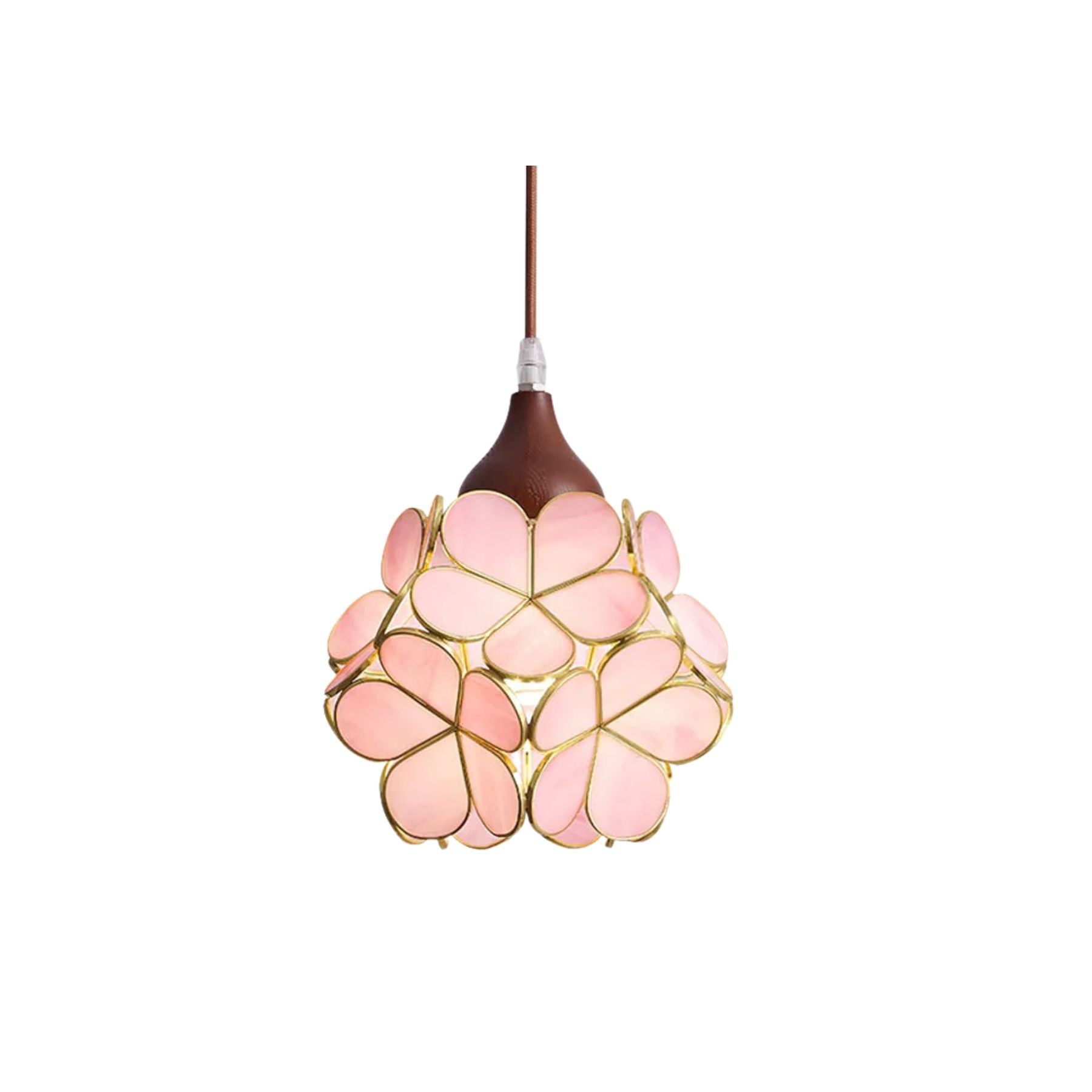 Veravo Flower Wood Design Pendant Light