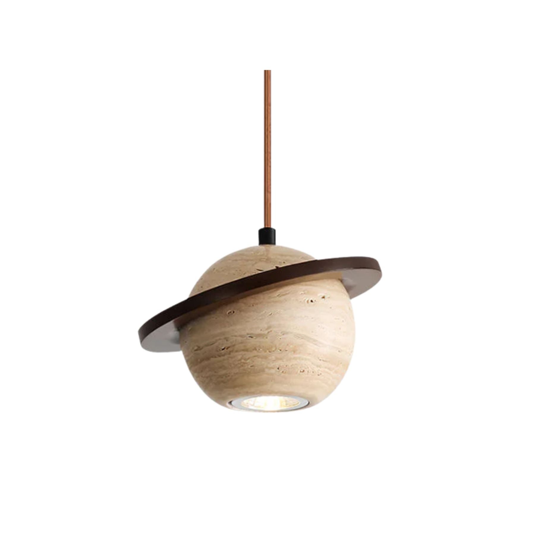 Pelzo Travertine Pendant Light