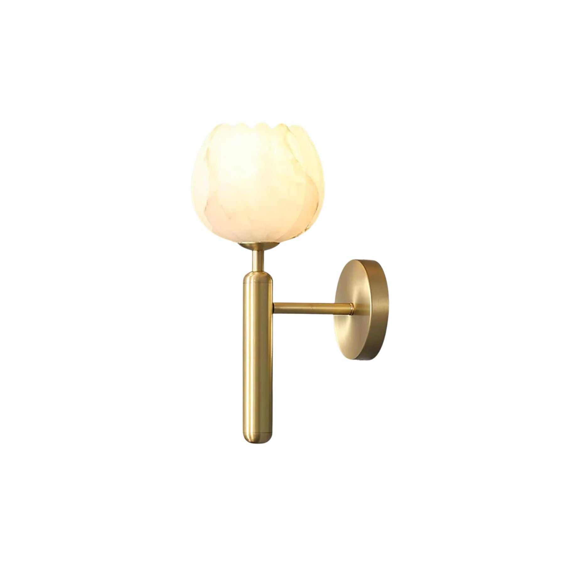Loza Flower Albaster Wall Light